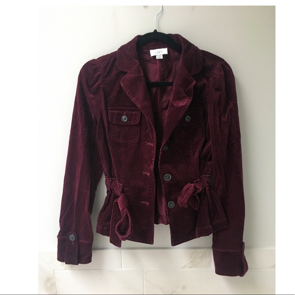 Ann Taylor loft corduroy blazer
